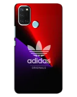 Чехол для Realme C17 с картинкой «Adidas Red Neon»