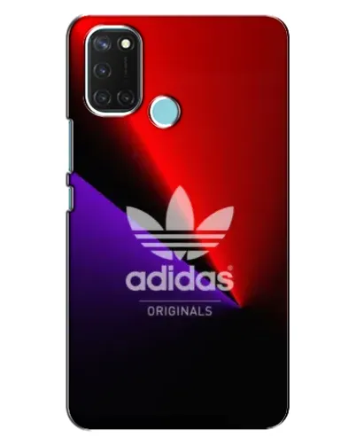 Чехол для Realme C17 с картинкой «Adidas Red Neon»