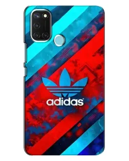 Чехол для Realme C17 с картинкой «Абстракция Adidas»