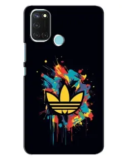 Чехол для Realme C17 с картинкой «Adidas Splash»