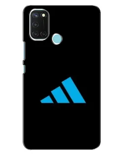 Чехол для Realme C17 с картинкой «Adidas Cyan Logo»