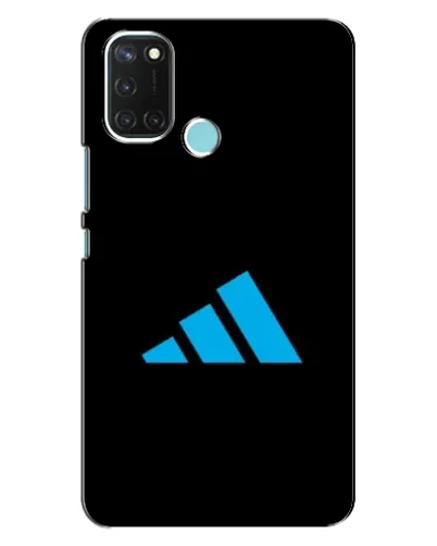 Чехол для Realme C17 с картинкой «Adidas Cyan Logo»
