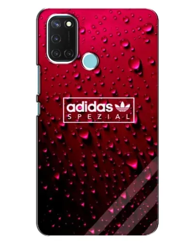 Чехол для Realme C17 с картинкой «Adidas Gold Marble»