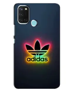 Чехол для Realme C17 с картинкой «Неоновый Adidas»