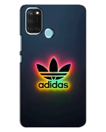 Чехол для Realme C17 с картинкой «Неоновый Adidas»