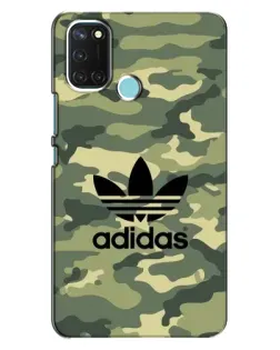 Чехол для Realme C17 с картинкой «Милитари стиль Adidas»
