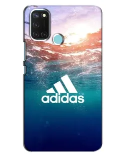 Чехол для Realme C17 с картинкой «Океанская глубина адидас»