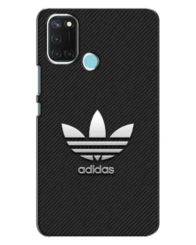 Чехол для Realme C17 с картинкой «Adidas Карбоновая текстура»