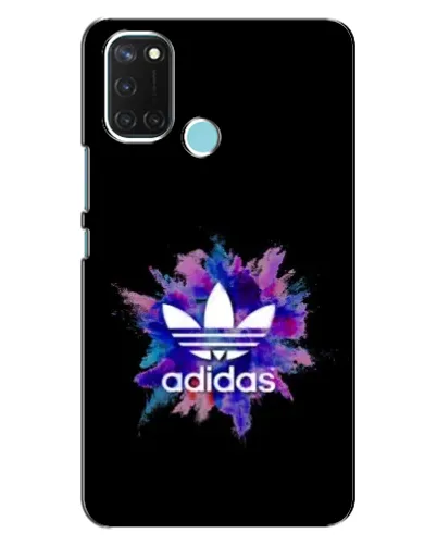 Чехол для Realme C17 с картинкой «Взрыв красок Adidas»