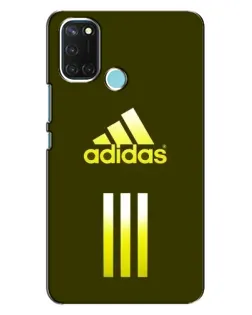 Чехол для Realme C17 с картинкой «Оливковый градиент Adidas»