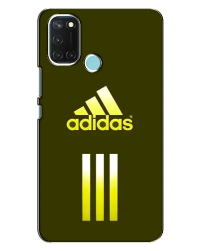 Чехол для Realme C17 с картинкой «Оливковый градиент Adidas»