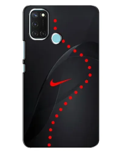 Чехол для Realme C17 с картинкой «Абстрактный дизайн Nike»
