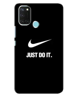 Чехол для Realme C17 с картинкой «Классический принт Nike»