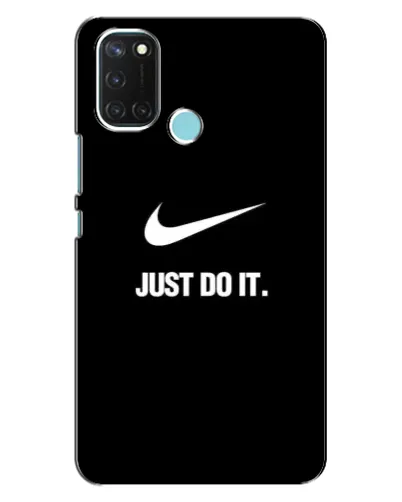 Чехол для Realme C17 с картинкой «Классический принт Nike»
