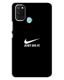 Чехол для Realme C17 с картинкой «Минимализм от Nike»