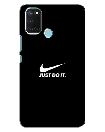 Чехол для Realme C17 с картинкой «Минимализм от Nike»