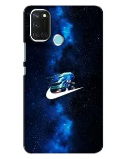 Чехол для Realme C17 с картинкой «Звездный путь Nike»