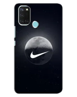 Чехол для Realme C17 с картинкой «Nike в стиле граффити»