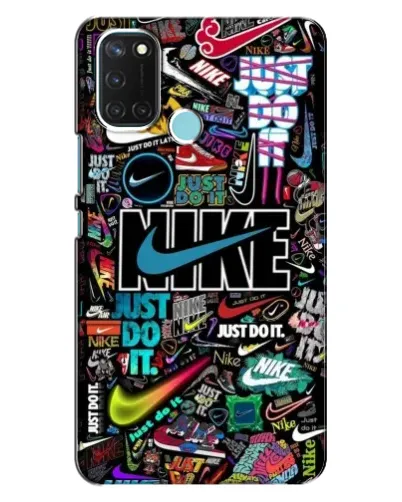 Чехол для Realme C17 с картинкой «Яркий коллаж Nike» Чехол для Realme C17 с картинкой «Яркий коллаж Nike»