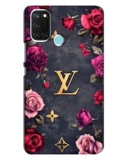 Чехол для Realme C17 с картинкой «Цветочный Louis Vuitton»