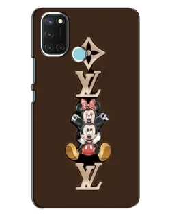 Чехол для Realme C17 с картинкой «LV и Микки Маус»