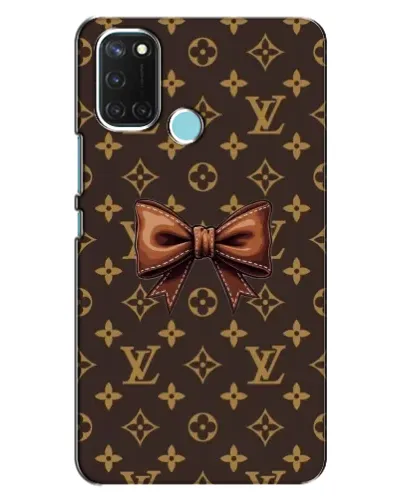 Чехол для Realme C17 с картинкой «LV с бантом»