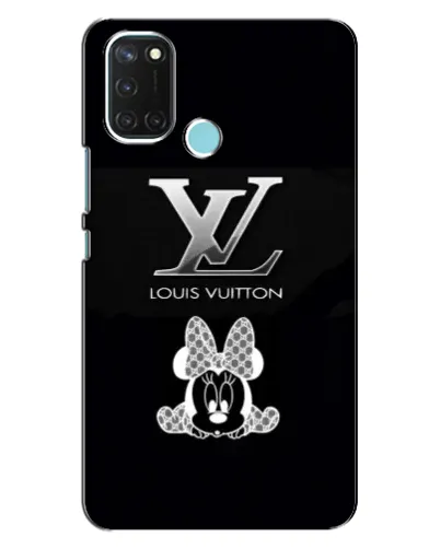 Чехол для Realme C17 с картинкой «LV и Минни Маус»