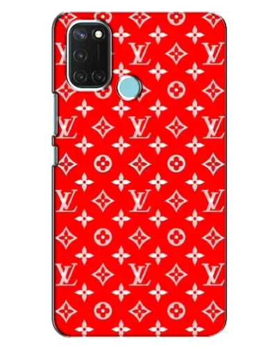 Чехол для Realme C17 с картинкой «Яркий паттерн LV»