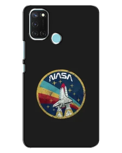 Чехол для Realme C17 с картинкой «NASA — эмблема миссии»