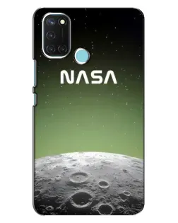 Чехол для Realme C17 с картинкой «NASA — лунный градиент»