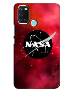 Чехол для Realme C17 с картинкой «NASA — красная туманность»