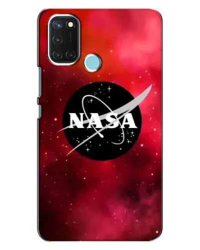 Чехол для Realme C17 с картинкой «NASA — красная туманность»