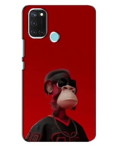 Чехол для Realme C17 с картинкой «Bored Ape в красном» Чехол для Realme C17 с картинкой «Bored Ape в красном»