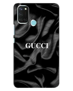 Чехол для Realme C17 с картинкой «Gucci — шелковые волны»