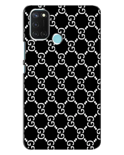 Чехол для Realme C17 с картинкой «Gucci — сетчатый паттерн»