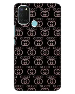 Чехол для Realme C17 с картинкой «Классическая монограмма Gucci»