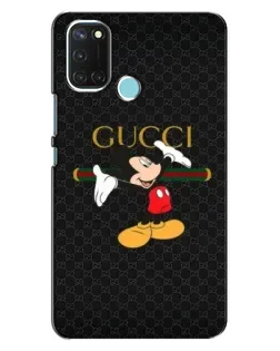 Чехол для Realme C17 с картинкой «Микки Маус Gucci»