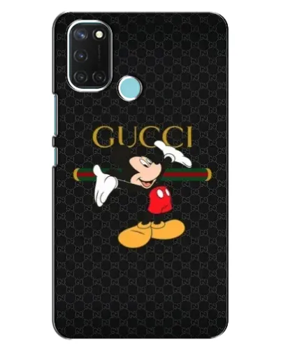 Чехол для Realme C17 с картинкой «Микки Маус Gucci»