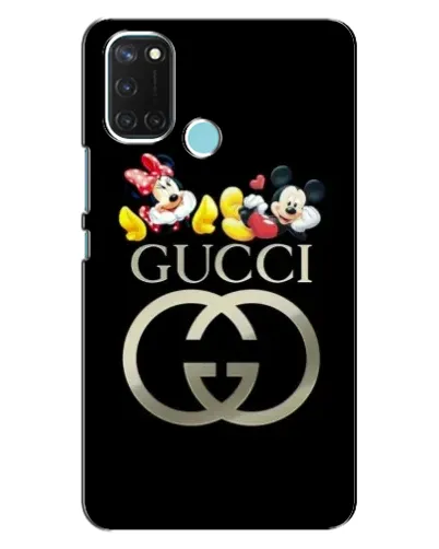 Чехол для Realme C17 с картинкой «Gucci — герои Disney»