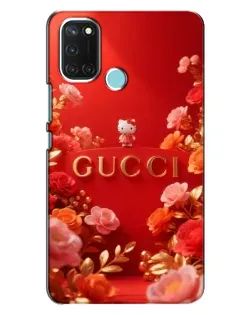 Чехол для Realme C17 с картинкой «Gucci — золотой сад»