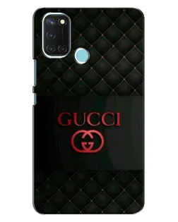 Чехол для Realme C17 с картинкой «Gucci — стеганый черный»