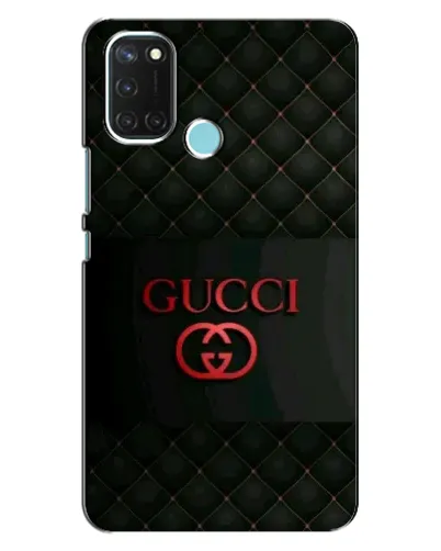 Чехол для Realme C17 с картинкой «Gucci — стеганый черный»