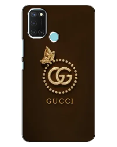 Чехол для Realme C17 с картинкой «Gucci — золотая бабочка»