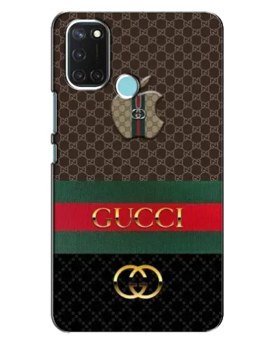 Чехол для Realme C17 с картинкой «Gucci — брендированный десерт»