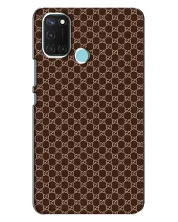 Чохол для Realme C17 з картинкою «Gucci — шоколадна сітка»