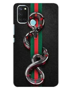 Чохол для Realme C17 з картинкою «Gucci — змія на смузі»