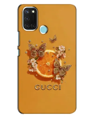 Чохол для Realme C17 з картинкою «Gucci — золоті метелики» Чохол для Realme C17 з картинкою «Gucci — золоті метелики»