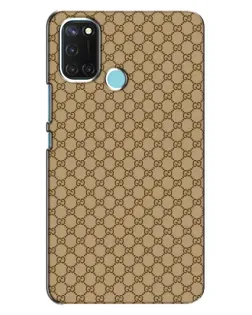 Чохол для Realme C17 з картинкою «Gucci — класичний беж»