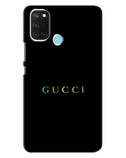 Чохол для Realme C17 з картинкою «Gucci — неоновий мінімалізм»