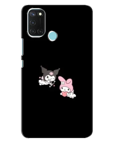 Чехол для Realme C17 с картинкой «My Melody и Kuromi»